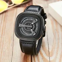 Stylish Genuine Leather Watch for Men-thumb2