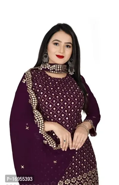 Stylish Shantoon Dress Material with Dupatta For Women