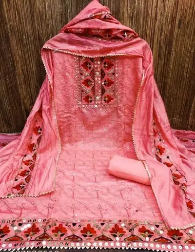 New In Chanderi Cotton Suits 