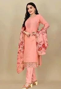 Stylish Women Georgette Dress Material with Dupatta-thumb3