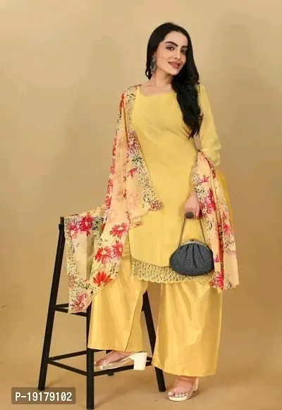 Stylish Women Georgette Dress Material with Dupatta-thumb4