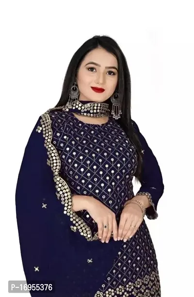 Stylish Shantoon Dress Material with Dupatta For Women