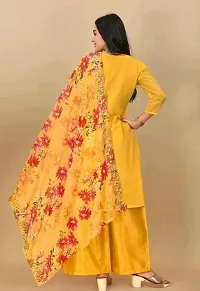 Stylish Women Georgette Dress Material with Dupatta-thumb2