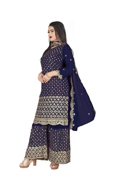 Stylish Shantoon Dress Material with Dupatta For Women