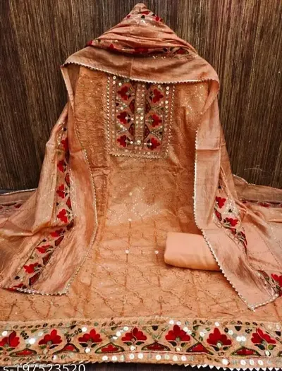 New In Chanderi Cotton Suits 