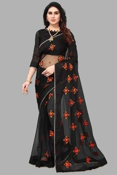 Sttylish Women Banarasi Silk Saree with Blouse Piece