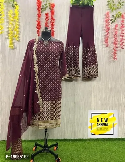 Stylish Shantoon Dress Material with Dupatta For Women