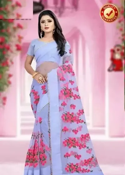 Stylish Saree with Blouse piece For Women