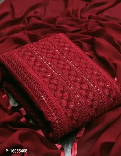 Stylish Cotton Slub Dress Material with Dupatta For Women-thumb0