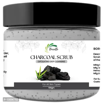 Borcelle Charcoal scrub 100gm