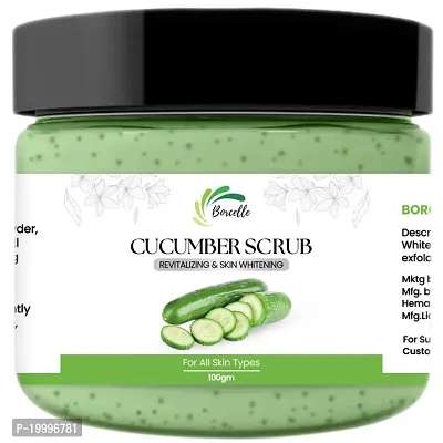 Borcelle Cucumber  scrub 100gm