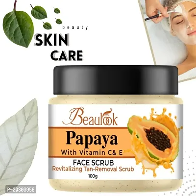 Skincare Beaulook Papaya Scrub 100ml-thumb0