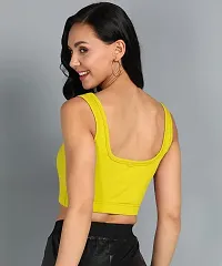 Trendy Tank Top Stylish Crop Top Short Top Sleeveless Top for Women  Girls-thumb3