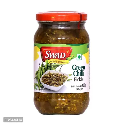 SWAD Green Chilli Pickle 400g