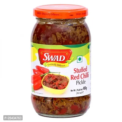 SWAD Stuffed Red Chilli Pickle 400g