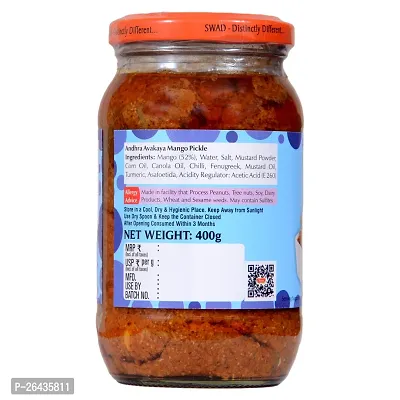 SWAD Andhra Avakaya Mango Pickle 400g-thumb2