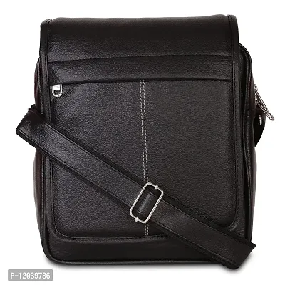Vitality Men's Leather Messenger Bag Travel Office Business College Briefcase Laptop Bag, Messenger Bag one Side Shoulder Bag (Brown)