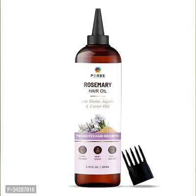 Rosemarry Hair Oil With Nozzle And Comb