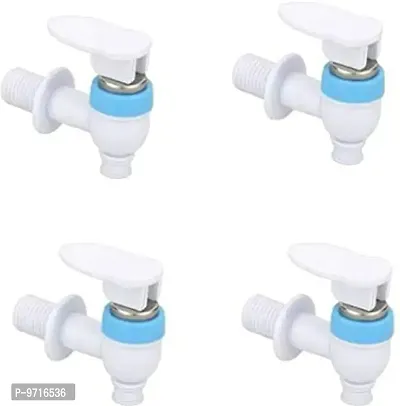 OPZET INDIA Aqua 4 Pcs Water Dispenser Polythene Tap - Long Body Thread Type for Water Filters.