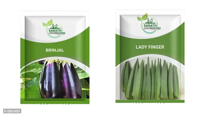 Brinjal And Tomato Seeds - 5gm Pack Of 2-thumb0