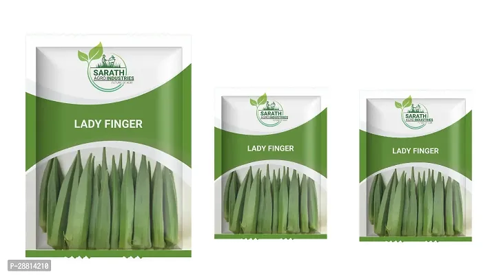 Lady Finger Seeds - 5gm Pack Of 3