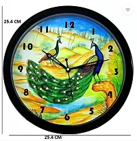 SRS Trends Plastic Wall Clock for Home Living Room Bedroom and Office ( Round 25.4 X 25.4 cm) (Unique Design)-thumb2