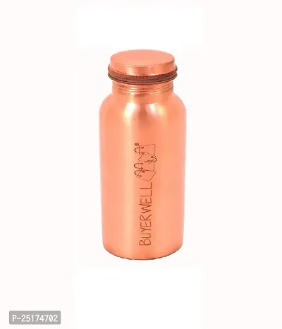 Premium Quality Copper 500 Ml Water Bottles Pack Of 1-thumb0