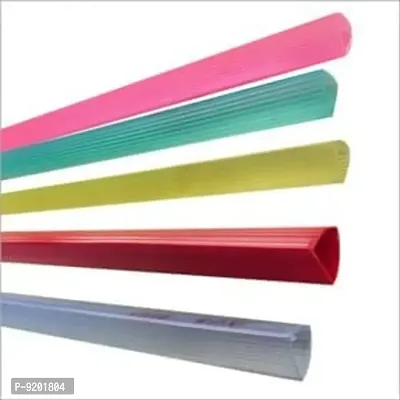 Plastic File Folder Document Sliding Bar Covers, A4 Size, Pack of 10-thumb3