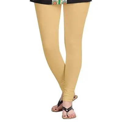 Buy Skhoza Cotton Stretchable Churidar leggings for women (Skin, XX-Large)  Online In India At Discounted Prices