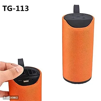 Super Bass TG113 Wireless Bluetooth Portable Speaker (Assorted Colour)-thumb0