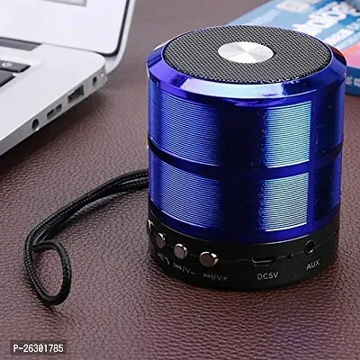 WS-887 5 Watt 2.0 Channel Wireless Bluetooth Speaker (blue)-thumb0