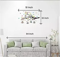 Wall Decoration Sticker 'Tree Branches with Birdcage and Flower'Pack of 1-thumb2