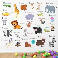 ABCD - Alphabets' Wall Stickers (1 PC) ,Normal-Size-thumb1