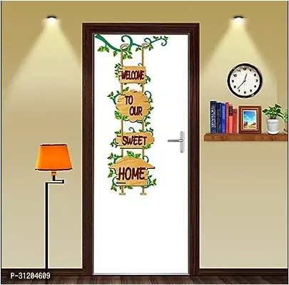 Welcome to Our Sweet Home Door Wall Sticker (Pack of 1)-thumb4