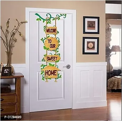 Welcome to Our Sweet Home Door Wall Sticker (Pack of 1)-thumb3