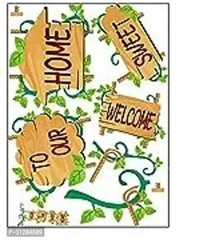 Welcome to Our Sweet Home Door Wall Sticker (Pack of 1)-thumb5