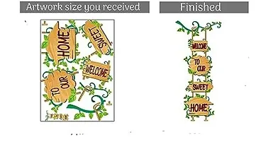 Welcome to Our Sweet Home Door Wall Sticker (Pack of 1)-thumb1