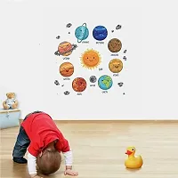 Solar System Kids Room Wall Stickers - (Size 40 x 28 CM)-thumb1