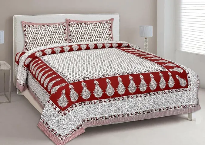 Cotton Queen Size Bedsheets 90*100 Inch Vol 15