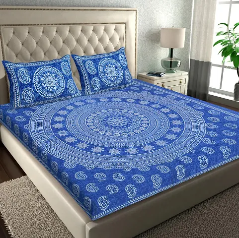 Printed Cotton Double Bedsheet