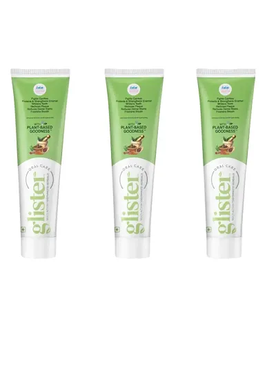 Glister herbal toothpaste pack of 3(50gm each)