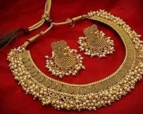 Gold Plated Traditional Jewellery Set