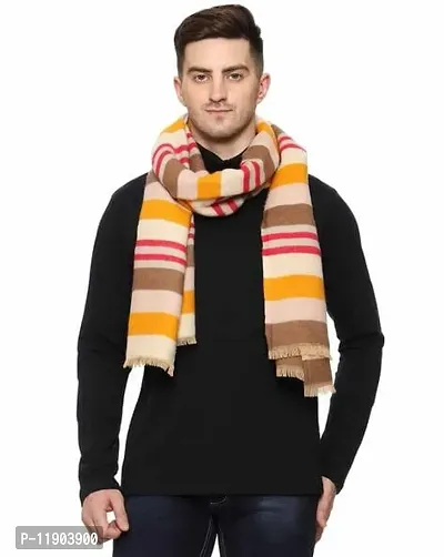 Stylish Wool Multicolored Muffler For Men(1.50Mtr)