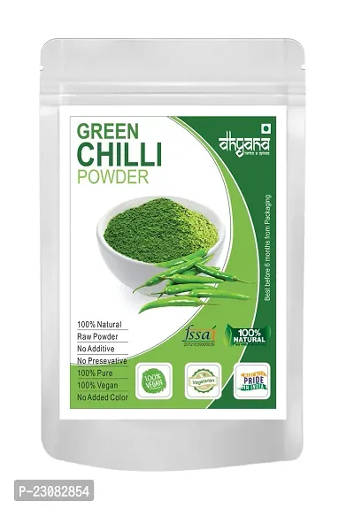 Dhyana Exim Green Chilli Powder 500Gm- Hari Mirchi Powder For Cooking