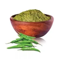 Dhyana Exim Green Chilli Powder 100Gm- Hari Mirchi Powder For Cooking-thumb2