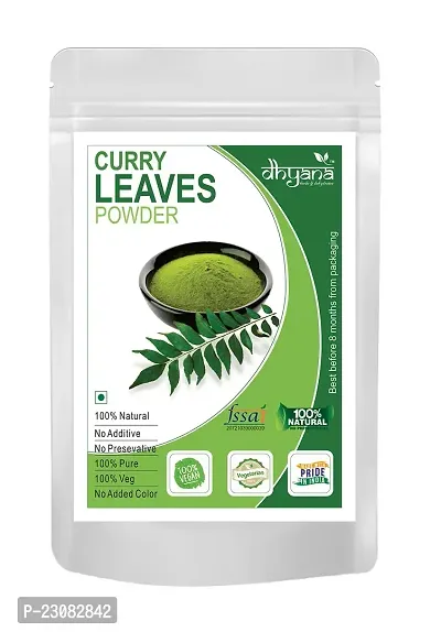 Dhyana Exim Curry Leaves Powder 500Gm Pack Kadi Patta Karibevu Karuveppilai Powder