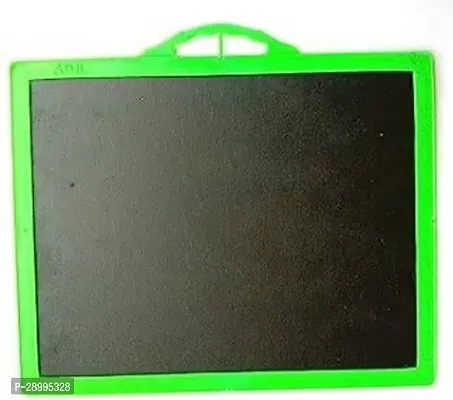 Double Side Black Board Slate for Kids Learning (Slate Board with 1 Packet)nbsp;nbsp;(Green-thumb0