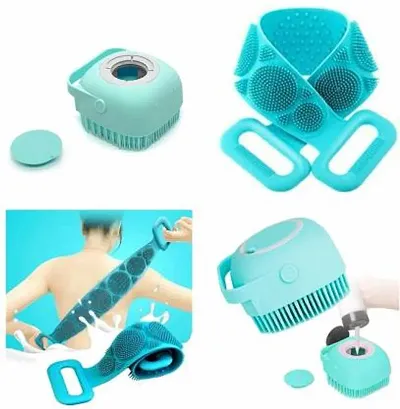 Best Quality Soft Cleaning Bath Body Brush And Silicon Bath Belt