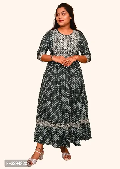 Stylish Rayon Gown for Women