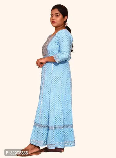 Stylish Rayon Gown for Women-thumb4